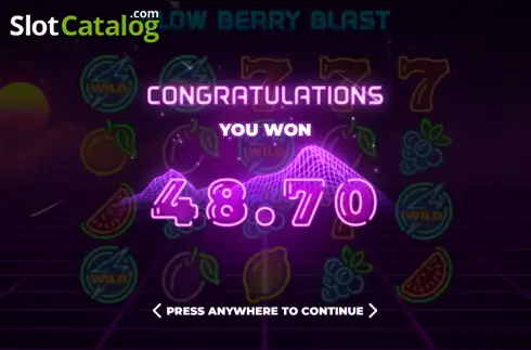 Скрин3. Glowberry Blast слот