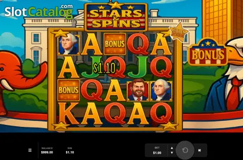 Скрин3. Stars And Spins слот