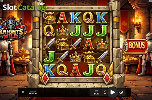 Скрин2. Knights Wild слот