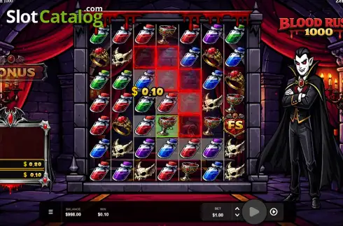 Скрин2. Blood Rush 1000 слот