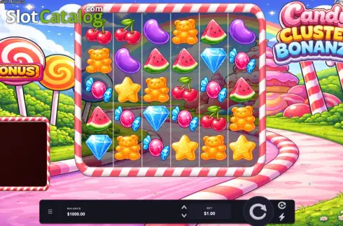 Скрин2. Candy Cluster Bonanza слот