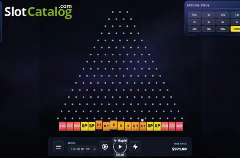 Скрин3. Galaxy Plinko (Zonko Labs) слот