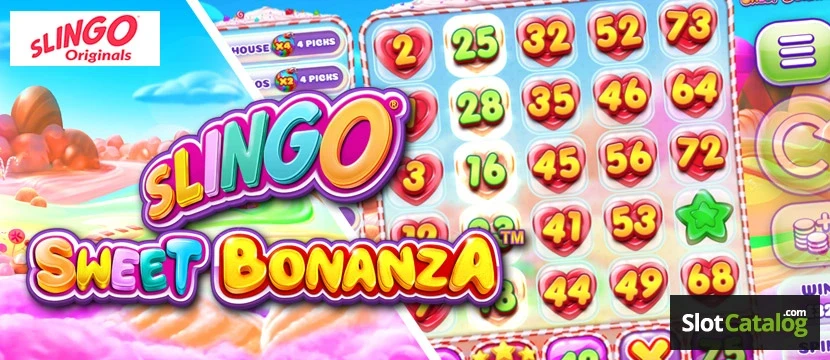 Слинго Сладкая Бонанза Slingo Sweet Bonanza Logo