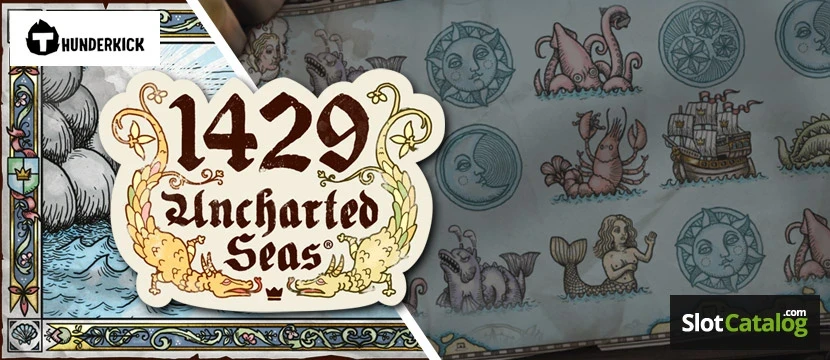 1429 Uncharted Seas Logo and reel screen