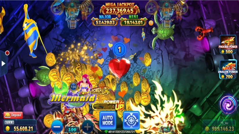 Ocean King Jackpot Screen